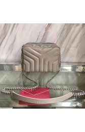 Quality Classic Small Loulou Monogram Saint Laurent Bowling Bag Grey 454317 VS07683