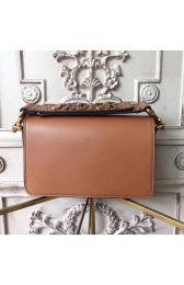 Replica 1:1 Dior J'adior Flap Bag With Shoulder Strap in Brown Calfskin D240604 VS03410