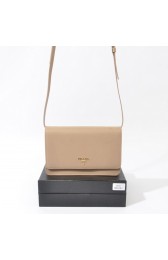 Replica AAA Prada Saffiano Leather Crossbody Wallet Bag 1M1361 in Apricot with Gold Hardware XZ VS01537