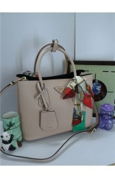 Replica Best Prada Original Twin Saffiano Leather Cuir Tote BN2758 in Light Pink with Gold Hardware JJ VS09598