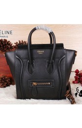 Replica Celine Luggage Nano Bag Ferrari Leather CL3308S Black VS04960