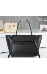 Replica Celine Small Belt Bag Original Ferrari Leather C3397 Black VS03684