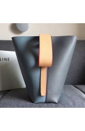 Replica Celine Twisted Cabas in Blue Smooth Calfskin 030403 VS05460