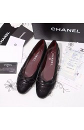Replica Chanel Black Lambskin Ballet Red Insole CH1640 VS03786
