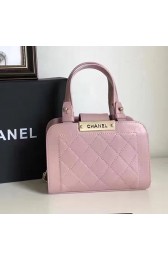 Replica Cheap Chanel Small Label Click Shopping Bag Pink A93731 VS09584