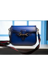 Replica Fashion Gucci Emily Nappa Leather Shoulder Bag 370835 Royal VS08146