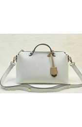 Replica Fendi By The Way Tote Bag Original Leather F52208 White VS08897