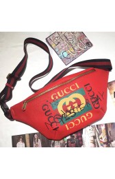 Replica Gucci Coco Capitan Logo Belt Bag Red 493865 VS02284