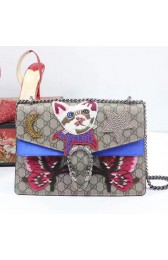 Replica Gucci Dionysus GG Supreme Cat Embroidered Shoulder Bag 400235 VS04354