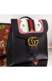 Replica Gucci GG Marmont Leather Backpack 432265 VS07033