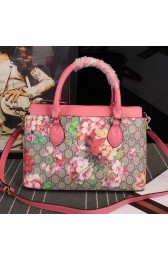 Replica Gucci GG Supreme Blooms Canvas Tote Bags 409534 Pink VS09531