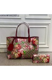 Replica Gucci Reversible GG Leather Tote Bags 368568 Geranium Red VS05353