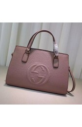 Replica Gucci Soho Leather Top Handle Bag Off-white 431571 VS05385