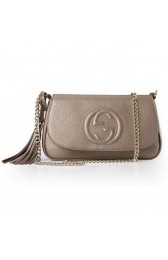 Replica Gucci Soho Original Leather Shoulder Bag 336752 Gold VS01961