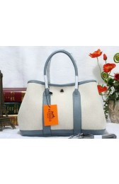 Replica Hermes Garden Party 30cm Tote Bag Canvas SkyBlue VS06057