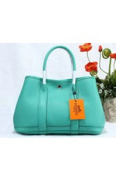 Replica Hermes Garden Party 30cm Tote Bag Grainy Leather Light Green VS05933