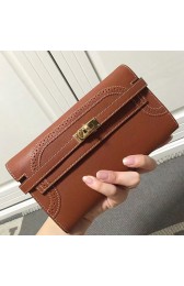 Replica Hermes Kelly Clutch Bag in Black Swift Leather HK1210 VS01823