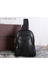 Replica Louis Vuitton Backpack Calfskin Leather M51868 Black VS01761
