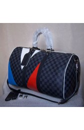 Replica Louis Vuitton Damier Cobalt Canvas Keepall Bandouliere 45 Regatta N41617 VS09747
