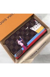 Replica Louis Vuitton Damier Ebene Canvas Zippy Wallet N41665 VS01684