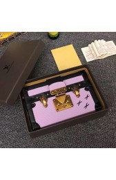 Replica Louis Vuitton Epi Leather Petite Malle M5001N Purple VS02263
