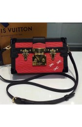 Replica Louis Vuitton Epi Leather Petite Malle Red Shiny Gold M42562 VS03774