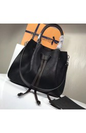Replica Louis Vuitton Mahina Leather Girolata Black M54401 VS07555