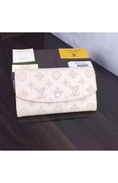 Replica Louis Vuitton Mahina Leather IRIS Wallet M60144 OffWhite VS07661