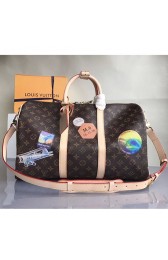 Replica Louis Vuitton Monogram Canvas Keepall 45 Bandouliere M41042 VS03349