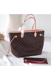 Replica Louis Vuitton Monogram Canvas Neverfull MM Pivoine M40995 VS09131
