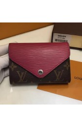 Replica Louis Vuitton Monogram Canvas Wallet Burgundy M60494 VS04206