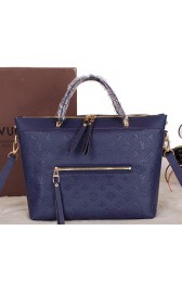 Replica Louis Vuitton Monogram Empreinte Bastille MM Tote Bags M41168 Royal VS00184