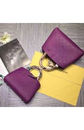 Replica Louis Vuitton Monogram Empreinte Montaigne BB Purple M41053 VS09615