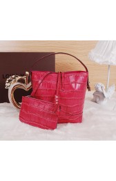Replica Louis Vuitton NN 14 PM Cuir Nuance Croco Leather M91674 Red VS03948