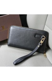 Replica Louis Vuitton Original Leather Clutch N32601 Black VS08278