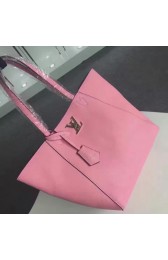 Replica Louis Vuitton Soft Calfskin Lockme Cabas M42291 Pink VS07612