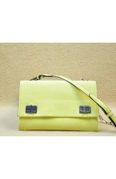 Replica Luxury Prada Original Leather Shoulder Bag BT0995 Lemon VS04444
