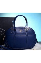 Replica Prada Calfskin Leather Tote Bag BN2640 Royal VS03002
