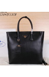 Replica Prada Original Leather Tote Bag BN2773 Black VS04879