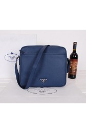 Replica PRADA Original Saffiano Leather Messenger Bag VA3082 Royal VS03040