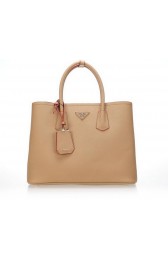 Replica Prada Saffiano Leather Tote Bags BN2756 Apricot VS06824