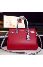 Saint Laurent Classic Baby Sac De Jour Bag Red Y48481 VS08091