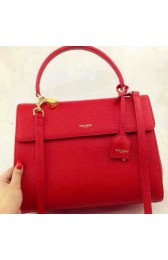 Saint Laurent Medium Moujik Top Handle Bag Y30430 Red VS09415