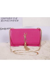 Saint Laurent mini Monogramme Cross-body Shoulder Bag 326076 Rose VS02245