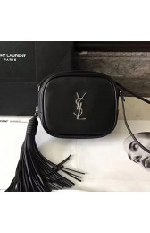 Saint Laurent Monogram Blogger Bag in Black Leather 425317 VS03708