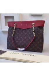 Sale 1:1 Fake Louis Vuitton Monogram Canvas Pallas Shopper Bag Cherry M51198 VS03148