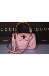 Sale 1:1 Gucci New Bamboo Top Handle Bags 240242 Pink VS06464