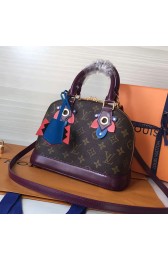 Sale 1:1 Louis Vuitton Monogram Canvas ALMA BB Bag M41659 Purple VS08065
