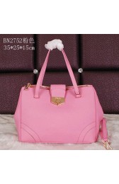 Sale 1:1 Prada Grainy Leather Tote Bag BN2752 Pink VS09252
