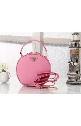 Sale 1:1 Prada Original Saffiano Leather Bucket Bag BN1219 Pink VS07439
